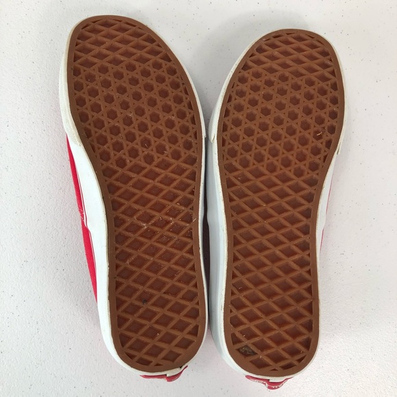 Vans red sneakers men size 5 (#36) - Picture 8 of 8